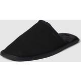 Fabric Slippers BOSS Men's Faux Suede Slippers Black