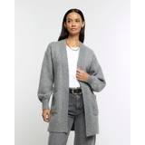 Women Cardigans on sale River Island Womens Grey Knitted Cardigan Grey