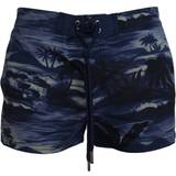 DSquared2 Men Swimwear DSquared2 Mens Tropical Wave Design Blue Swim Shorts