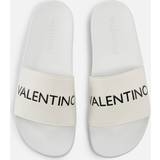 Valentino Slippers & Sandals Valentino Xenia Logo Rubber Slides White