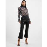 French Connection Women Trousers French Connection Claudia PU Trousers Blackout