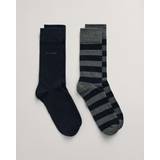 Gant Underwear Gant Pack Barstripe Solid Socks Black 9-10