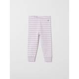 Stripes Trousers Polarn O. Pyret Striped Baby Leggings Purple 9-12m x