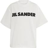 Beige - Women T-shirts & Tank Tops Jil Sander Logo cotton jersey T-shirt white