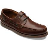 Loake Shoes Loake Lymington Leather Boat Shoes, Brown