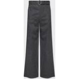 Men - Suit Trousers Jil Sander Virgin wool wide-leg pants grey