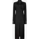 Silk Coats Dolce & Gabbana Woolen calf-length coat dress