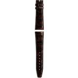 Clothing IWC Strap Alligator Dark Brown For Pin Buckle Brown