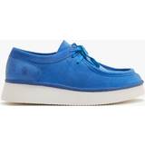 Fly London Trainers Fly London Ceza Denim Suede Lace Up Shoes 40, Colour: Blue Suede