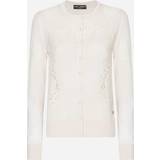 Silk Cardigans Dolce & Gabbana Cashmere and silk cardigan with lace inlay