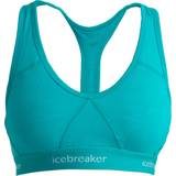 Icebreaker Sports Bras - Sportswear Garment Icebreaker Sprite Racerback Merino Bra Green Woman