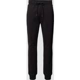 Napapijri Trousers Napapijri Sweatpants mit Logo-Stitching Modell 'MALIS' in Black, Größe