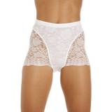 Camille Men's Underwear Camille Two Pack Floral Lace Control Boxer Shorts White