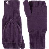 Purple - Women Gloves Heat Holders Ladies Ash Converter Mittens Purple