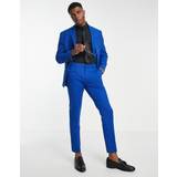 Men - Suit Trousers New Look skinny suit trouser in bright blueW30 L32