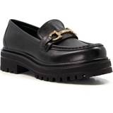 Women Low Shoes Dune London 'Glacial' Leather Loafers Black