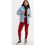 Red - W28 - Women Jeans Levi's 721 High Rise Skinny Jeans Red