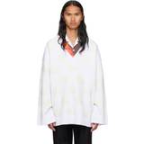 JW Anderson White Bunny Sweater 041 WHITE/IVORY
