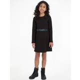 Calvin Klein Dresses Calvin Klein Kids' CKJ Punto Long Sleeve Dress, Ck Black