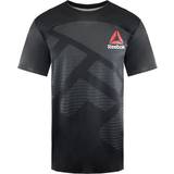 Reebok Sportswear Garment T-shirts Reebok UFC Black Training Top Mens