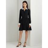 Ralph Lauren Dresses Ralph Lauren Kirbee Long Sleeve Shirt Dress, Black/Mascarpone