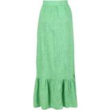 Green - Women Skirts Regatta Womens/Ladies Hadriana Ditsy Print Maxi Skirt Vibrant Green Viscose
