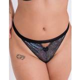 Curvy Kate Knickers Curvy Kate Stand Out Thong Black Sparkle