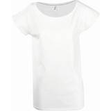 Linen T-shirts Sols Marylin Long Length T-Shirt White