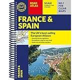 Spiral-bound Books Philip's France and Spain Road Atlas: A4 Philip's Road Atlases (Spirales)