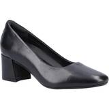 Hush Puppies Heels & Pumps Hush Puppies Womens/Ladies Alicia Leather Court Shoes Black