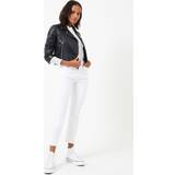 French Connection Women Jackets French Connection Etta Faux Leather Biker Jacket, Black