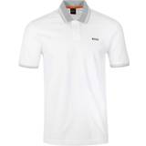 Boss Orange Men's PeGlitch Polo Shirt White 42/Regular