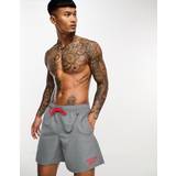 Reebok Swimming Trunks on sale Reebok Mens Swim Trunks in Grey, Polyester Quick Dry Adult Shorts Swimwear with Draw String and Elasticated Waistband