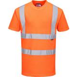 Men - Orange Clothing Portwest Hi-Vis T-Shirt RIS Orange