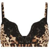 Silk Bras Dolce & Gabbana Leopard-print soft-cup satin bra with lace detailing leo_new