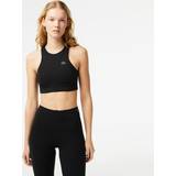 Lacoste Bras Lacoste Bralette with Contrasting Stitching Black