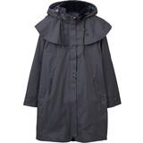 Grey - Women Rain Jackets & Rain Coats Lighthouse Outrider 3/4 Length Waterproof Raincoat Grey