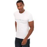 Emporio Armani Tops Emporio Armani Mens Bianco Brand-print Contrast-stitch Stretch-cotton Pyjama T-shirt