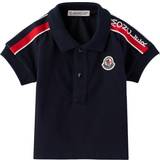 Babies Polo Shirts Moncler Enfant Baby Navy Tricolor Polo 778 12-18M