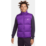 Purple - Women Vests Nike Nsw Club Puffer Vest, Disco Purple/white