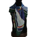 Silk Scarfs Dolce & Gabbana Multicolor Modal Sorrento Wrap Shawl Scarf
