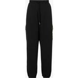 Gucci Trousers & Shorts Gucci Mens Black Mix Wide-leg High-rise Cotton-jersey Jogging Bottoms