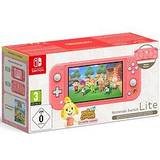 Nintendo Switch Lite 32GB with Animal Crossing: New Horizons Isabelle Aloha Edition Coral, Red