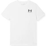 S T-shirts Under Armour Boys Lifestyle Logo T-Shirt Boys' Grade School White
