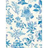 Harlequin Wallpapers Harlequin Woodland Floral Lapis/Amethyst/Pearl HSRW113059
