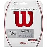 Tennis Balls Wilson Synthetic Gut Power Tennis String Packages Black -