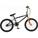 Children Bikes Zombie Outbreak Bmx Bike 20 Inch Wheel - Grey/Orange Kids Bike
