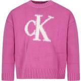 M Knitted Sweaters Children's Clothing Calvin Klein Kids' CKJ Fluffy Monogram Jumper