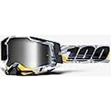 Motorcycle Goggles 100% Racecraft Mountain Bike & Motocross Goggles MX and MTB Racing Protective Eyewear Korb Mirror Silver Lens