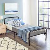 Beds & Mattresses Home Treats Single Metal Bed Frame Black Bed Teenagers
